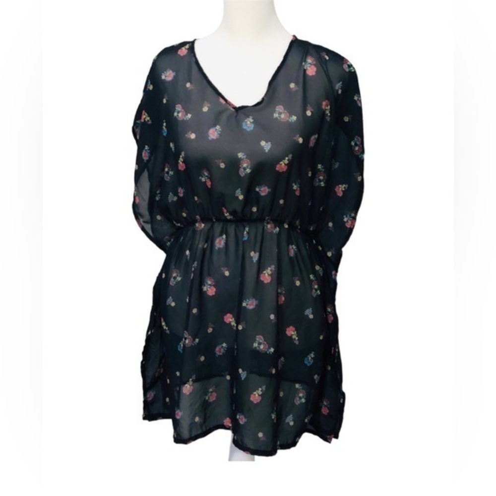 Wonder Nation Blouse Size XL  10%  polyester.